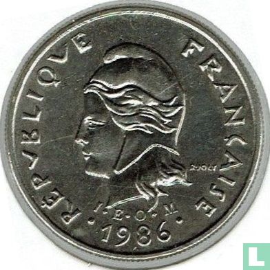 French Polynesia 10 francs 1986 - Image 1