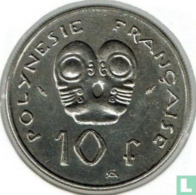 Polynésie française 10 francs 1986 - Image 2