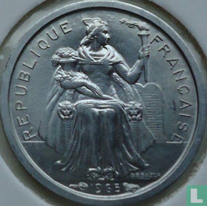 French Polynesia 50 centimes 1965 - Image 1