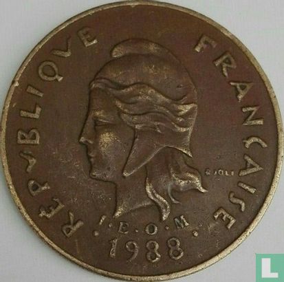 Frans-Polynesië 100 francs 1988 - Afbeelding 1