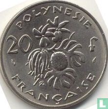 French Polynesia 20 francs 1977 - Image 2