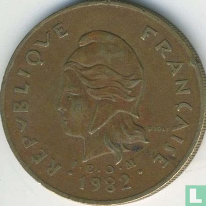 French Polynesia 100 francs 1982 - Image 1