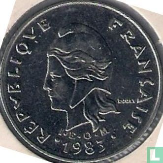 French Polynesia 20 francs 1983 - Image 1