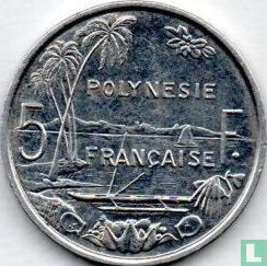 French Polynesia 5 francs 1988 - Image 2