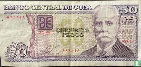 Cuba 50 Pesos 2016 - Afbeelding 1