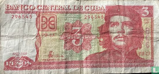 Kuba 3 Pesos 2005 - Bild 1