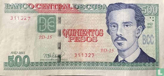 Cuba 500 Pesos  - Afbeelding 1