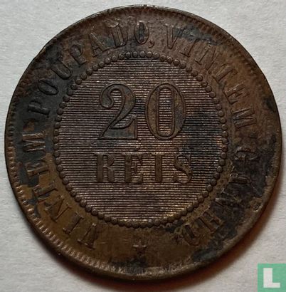 Brazilië 20 réis 1897 - Afbeelding 2
