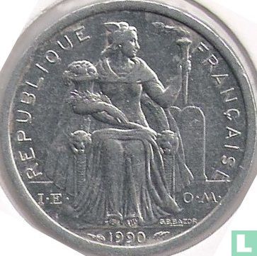 French Polynesia 1 franc 1990 - Image 1