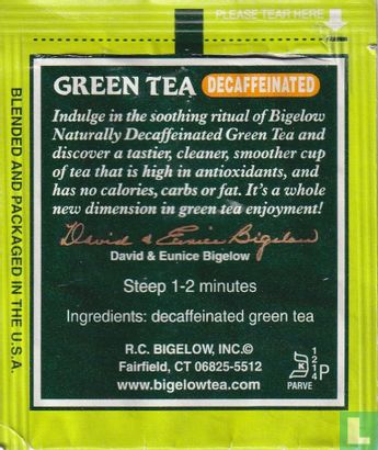 Green Tea Decaffeinated   - Afbeelding 2