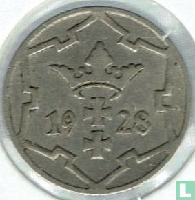 Danzig 5 pfennige 1928 - Afbeelding 1