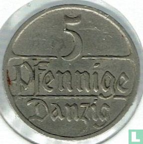 Danzig 5 pfennige 1928 - Image 2