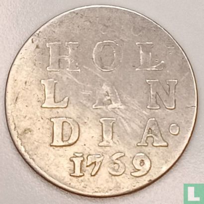 Hollande 2 stuiver 1769 (1 sur 1) - Image 1