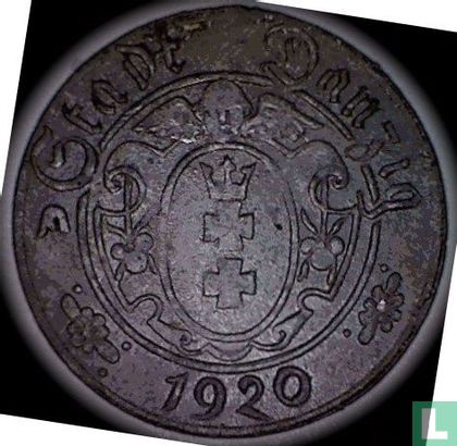Danzig 10 pfennig 1920 (type 1) - Image 1