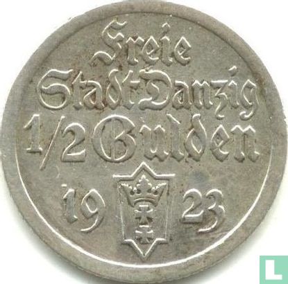 Danzig ½ gulden 1923 - Afbeelding 1