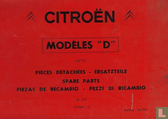 Citroën Modèles "D" tome 2 - Afbeelding 1
