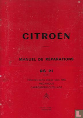 Citroën Manuel de réparations DS 21 (DX) - Image 1