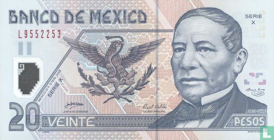 Mexique 20 pesos 2005 - Image 1