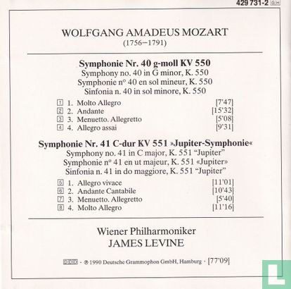 Mozart    Symphonies 40 & 41 - Image 4