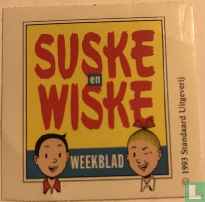 Suske en Wiske weekblad stickertje