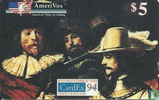 CardEx '94 - Rembrandt "The night watch" - Bild 1