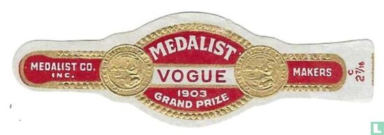 Medalist Vogue 1903 Grand Prize - Medalist Co. Inc. - Makers - Afbeelding 1