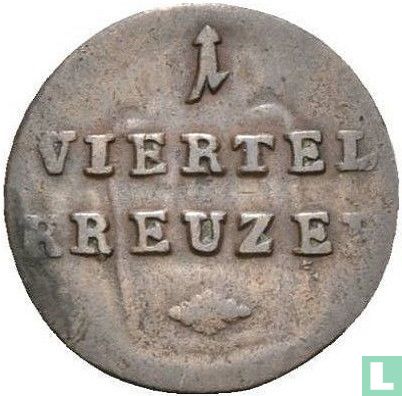 Würzburg ¼ kreuzer 1811 - Afbeelding 2