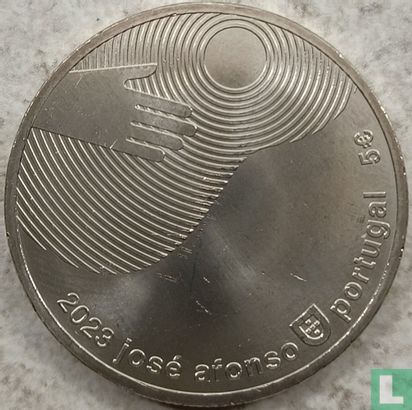 Portugal 5 euro 2023 "José Afonso" - Afbeelding 1