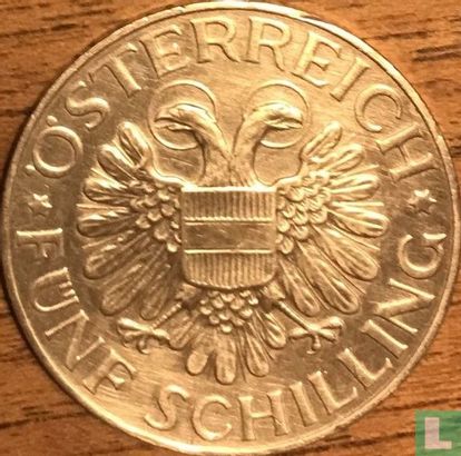 Österreich 5 Schilling 1936 - Bild 2