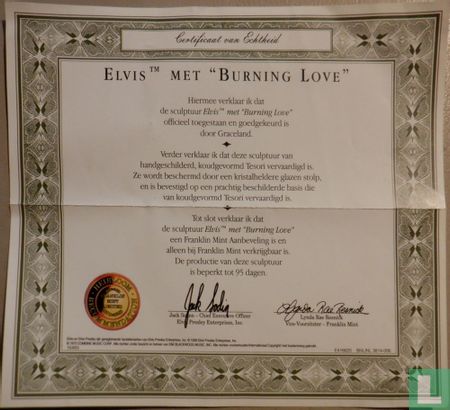 Elvis met "Burning Love" - Afbeelding 1