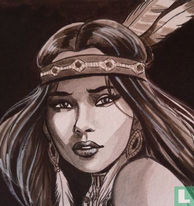 -Native American Indian Woman - Image 2
