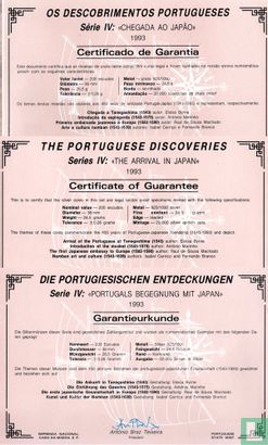 Portugal 200 escudos 1993 (PROOF- zilver) "Portugese discoveries - Daimos of Omura" - Afbeelding 3