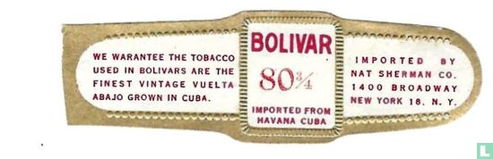 Bolivar 80 3/4 Imported from Havana Cuba - Image 1