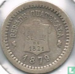 Guatemala ½ real 1879 (type 1) - Afbeelding 1