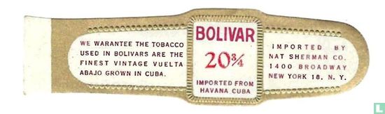 Bolivar 20 3/4 Imported from Havana Cuba - Afbeelding 1