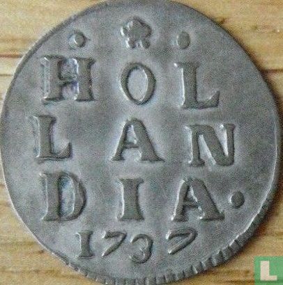 Holland 2 stuiver 1737 (silver - type 2) - Image 1