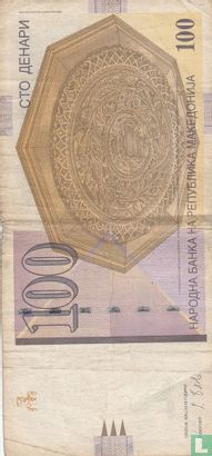 Macedonië 100 Denari - Afbeelding 1