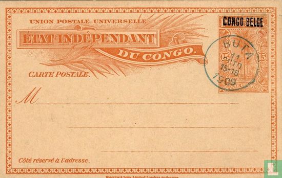 Overprint Congo Belge - Image 1