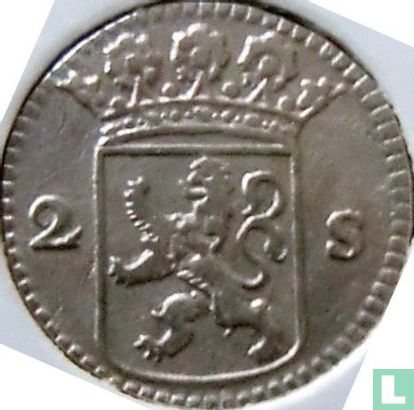 Holland 2 stuiver 1724 (1724/2) - Afbeelding 2