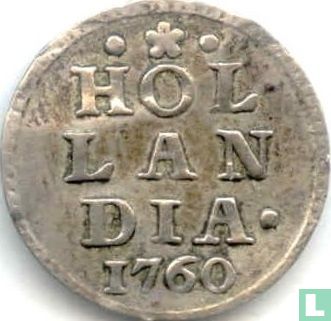 Hollande 1 stuiver 1760 (argent) - Image 1