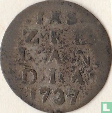 Zeeland 1 Stuiver 1737 - Bild 1