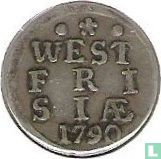 West-Friesland 2 stuiver 1790 - Afbeelding 1