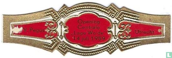 Opening Centrale „Lage Weide" 14 juli 1959 - N.V. Pegus - Utrecht - Afbeelding 1