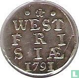 West-Friesland 2 stuiver 1791 - Afbeelding 1