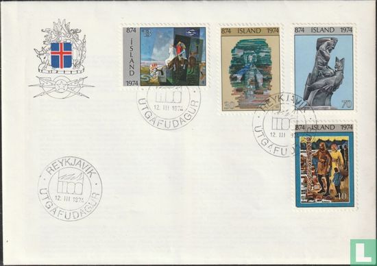 Bewoning IJsland 875-1974   