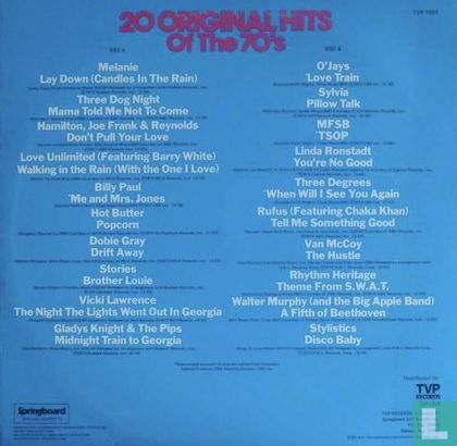 20 Original Hits of the 70's - Bild 2