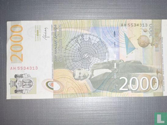 Servië 2000 dinara - Afbeelding 2