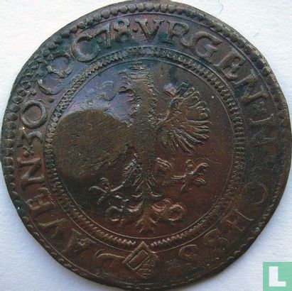 Deventer 1 stuiver 1578 "emergency currency" - Image 1