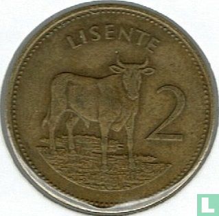 Lesotho 2 Lisente 1985 - Bild 2