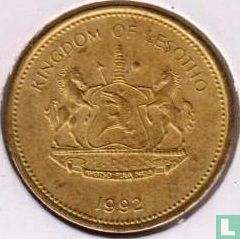 Lesotho 2 lisente 1992 (brass) - Image 1